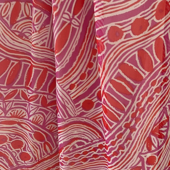 Trina Turk 100% Silk Halter Dress Size 8 - Picture 10 of 12